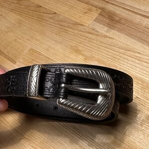 Lucky Brand Americana Genuine Leather Belt